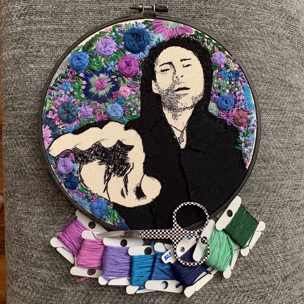 AFI Embroidery Hoop - Davey!